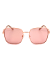 Guess Damen-Sonnenbrille in Gold/ Rosa