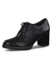 Tamaris Leder-Schnürschuhe in Schwarz