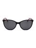 Le Coq Sportif Damen-Sonnenbrille in Schwarz/ Rot