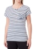 Timezone Shirt donkerblauw/wit