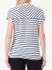 Timezone Shirt donkerblauw/wit