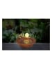 Globo lighting Dekoracyjna lampa solarna LED w kolorze brązowym