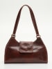 maison héritage PARIS Leren schoudertas "Alina" bruin - (B)32,5 x (H)19 x (D)9 cm