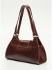 maison héritage PARIS Leder-Schultertasche "Alina" in Braun - (B)32,5 x (H)19 x (T)9 cm