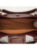 maison héritage PARIS Leder-Schultertasche "Alina" in Braun - (B)32,5 x (H)19 x (T)9 cm