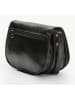 maison héritage PARIS Leder-Umhängetasche in Schwarz - (B)25 x (H)19 x (T)9,5 cm