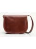 maison héritage PARIS Leder-Umhängetasche in Braun - (B)25 x (H)19 x (T)9,5 cm