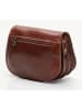 maison héritage PARIS Leder-Umhängetasche in Braun - (B)25 x (H)19 x (T)9,5 cm