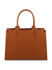 maison héritage PARIS Leren handtas "Pure" lichtbruin - (B)33 x (H)24 x (D)13 cm