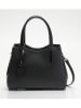 maison héritage PARIS Leder-Henkeltasche "Carla" in Schwarz - (B)32,5 x (H)25 x (T)11 cm