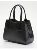 maison héritage PARIS Leren handtas "Carla" zwart - (B)32,5 x (H)25 x (D)11 cm