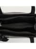 maison héritage PARIS Leder-Henkeltasche "Carla" in Schwarz - (B)32,5 x (H)25 x (T)11 cm