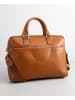 maison héritage PARIS Leder-Businesstasche "Veci" in Camel - (B)35 x (H)26,5 x (T)6,5 cm