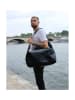 maison héritage PARIS Leder-Weekender "Jax" in Schwarz - (B)60 x (H)34 x (T)14 cm