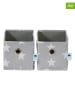 STORE IT 2er-Set: Organizer in Grau - (B)15 x (H)15 x (T)30 cm