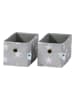 STORE IT 2er-Set: Organizer in Grau - (B)15 x (H)15 x (T)30 cm
