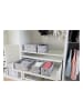 STORE IT 2er-Set: Organizer in Grau - (B)15 x (H)15 x (T)30 cm