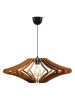 Opviq 2-delige set: hanglampen lichtbruin - Ø 47 cm