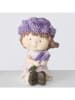 Boltze 2-delige set: decoratieve figuren "Lavendie" meerkleurig - (B)12 cm