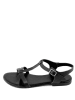 Triple Sun Leren sandalen zwart