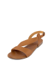 Triple Sun Skórzane sandały w kolorze jasnobrązowym