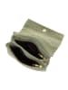 Mia Tomazzi Skórzana torebka "Empoli" w kolorze khaki - 23 x 17 x 5 cm