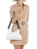 Anna Morellini Leder-Henkeltasche in Weiß - (B)33 x (H)21 x (T)4 cm