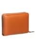 FREDs BRUDER Skórzany portfel w kolorze jasnobrązowym - 13 x 10,5 x 2,5 cm