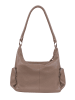 FREDs BRUDER Skórzany shopper bag "Honey Up" w kolorze jasnobrązowym - 40 x 30 x 15 cm