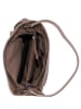 FREDs BRUDER Skórzana torebka "Backy" w kolorze szarobrązowym - 25 x 31 x 14 cm