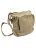 FREDs BRUDER Leder-Umhängetasche "MyMy" in Taupe - (B)34 x (H)27 x (T)14 cm