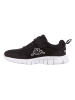 Kappa Sneakers in Schwarz/ Weiß