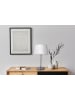 näve Lampa stołowa "Bologna" w kolorze srebrno-białym - wys. 45 cm