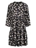TAIFUN Kleid in Schwarz/ Weiß