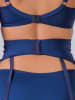 Valea Jarretelhouder donkerblauw/roze