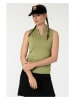 super.natural Top sportowy w kolorze khaki