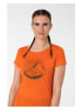 Supernatural Shirt "Mandala mountain" in Orange