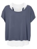 Heine Shirt in Blau/ Weiß