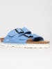 Sunbay Leren slippers "Turmero" lichtblauw