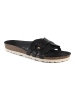 Sunbay Leren slippers "Lazuli" zwart