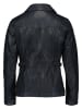 7eleven Lederjacke "Muri" in Dunkelblau