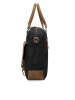 APOCOPE Skórzana torbeka w kolorze czarno-jasnobrązowym - 40 x 30 x 11 cm