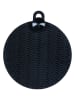 Wenko 4-delige set: siliconen afwassponzen "Soft" zwart - 2x 2 stuks