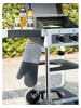 Wenko 2er-Set: Topfhandschuhe in Schwarz/ Grau - (L)38 x (B)18 cm