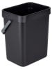 Wenko Abfallsammler "Tago" in Schwarz - (B)21 x (H)24,5 x (T)17 cm