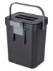 Wenko Afvalemmer "Tago" zwart - (B)21 x (H)24,5 x (D)17 cm