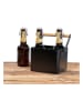 Wenko Opbergmand "Baco" zwart - (B)18 x (H)25,5 x (D)15 cm