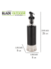 Wenko Essig- & Ölspender "Boga" in Schwarz - 300 ml