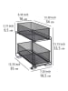 Wenko Ladekast "Gioma" "zwart - (B)35 x (H)33,5 x (D)18,5 cm