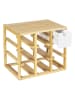 Wenko Wijnrek "Finja" lichtbruin - (B)33,5 x (H)29 x (D)24 cm